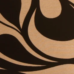 Dramatic Swirls Gold 19" Square Decorative Pillow