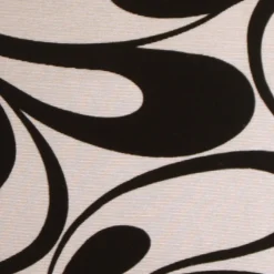 Dramatic Swirls Silver 19" Square Decorative Pillow
