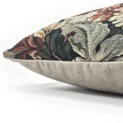 Elm Forest Russet Tapestry Throw Pillow 21x21