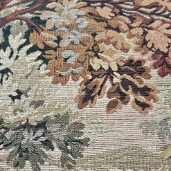 Elm Forest Russet Tapestry Throw Pillow 21x21