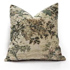 Elm Forest Sage Tapestry Throw Pillow 21x21