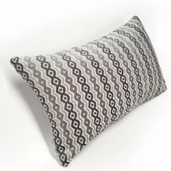 Gazing Foundry Gray Throw Pillow 12x20
