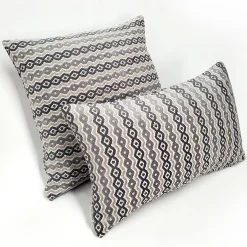 Gazing Foundry Gray Throw Pillow 12x20