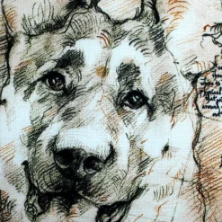German Shepherd Dog Pillow 17x17