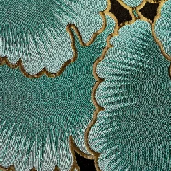 Great Ginkgo Leaf Jacquard Throw Pillow 22x22