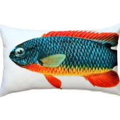 Guppy Fish Pillow 12x19