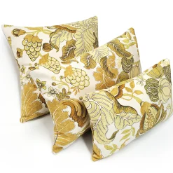 Harvest Floral Yellow 20x20 Throw Pillow
