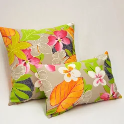 Hawaii Garden 20x20 Floral Throw Pillow