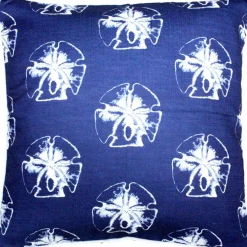 Hilton Head Sand Dollar Large Pattern Pillow 26x26