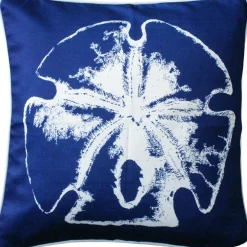 Hilton Head Sand Dollar Solitaire Throw Pillow 20x20