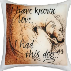 I Have Known Love 17x17 Dog Pillow