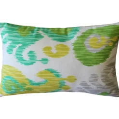 Ikat Journey Outdoor Throw Pillow 12x20