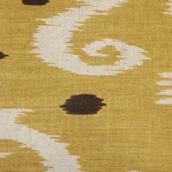 Indah Ikat Yellow 12x20 Throw Pillow