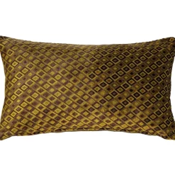 Jager Sage Diamond Textured Velvet Throw Pillow 12x20