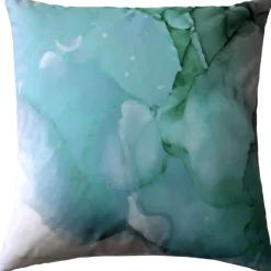Karalina Amazonite Throw Pillow 20x20