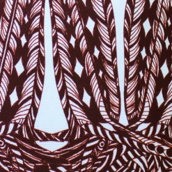 Karalina Partridge Stamp Marsala Throw Pillow 20x20