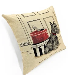 Knightsbridge Scottie Fashion Tapestry Throw Pillow 19x19