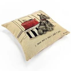Knightsbridge Scottie Fashion Tapestry Throw Pillow 19x19