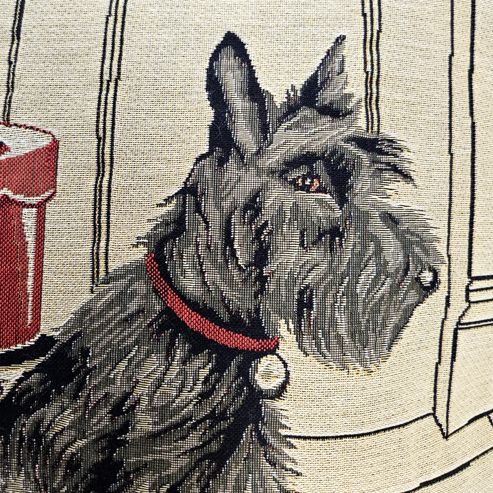Knightsbridge Scottie Fashion Tapestry Throw Pillow 19x19