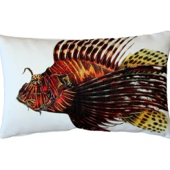 Lionfish Fish Pillow 12x19