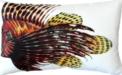 Lionfish Fish Pillow 12x19