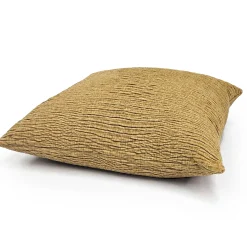 Loloi Gold Textured Throw Pillow 22x22