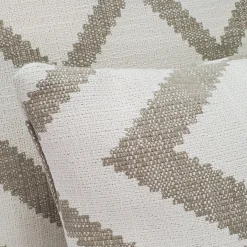 Lorenzo Zigzag Cream 12x20 Throw Pillow