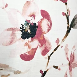 Magnolia Watercolor Blush Pink Romantic Pillow 22x22
