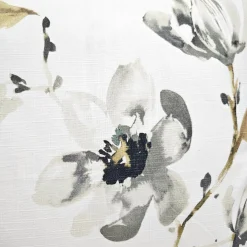 Magnolia Watercolor Gray Taupe Neutral Pillow 22x22