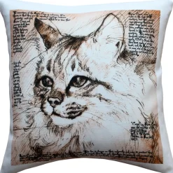Maine Coon 17x17 Cat Pillow