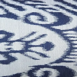 Mallorca Bluefin Ikat Throw Pillow 12x20