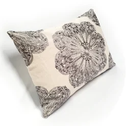Mancini Medallion Embroidered Throw Pillows 16x24