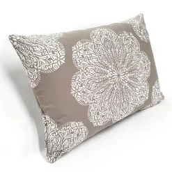 Mancini Medallion Embroidered Throw Pillows 16x24