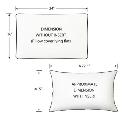 Mancini Medallion Embroidered Throw Pillows 16x24