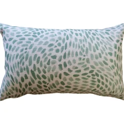 Matisse Dots Spring Green Throw Pillow 12x19