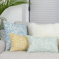 Matisse Dots Spring Green Throw Pillow 12x19