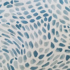 Matisse Dots Toile Blue Throw Pillow 19x19