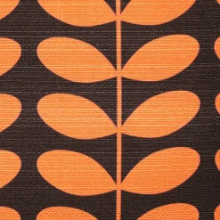Mid-Century Modern Orange Throw Pillow 19x19