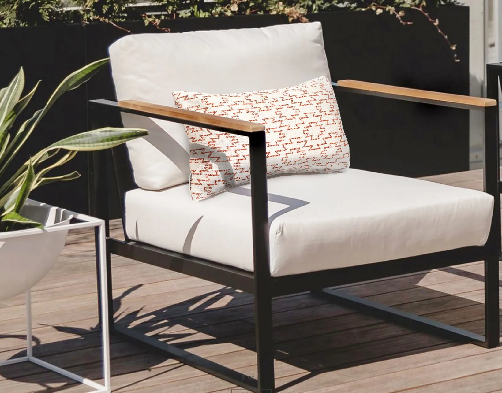 Mirador Rosa Geometric Outdoor Pillow 12x19
