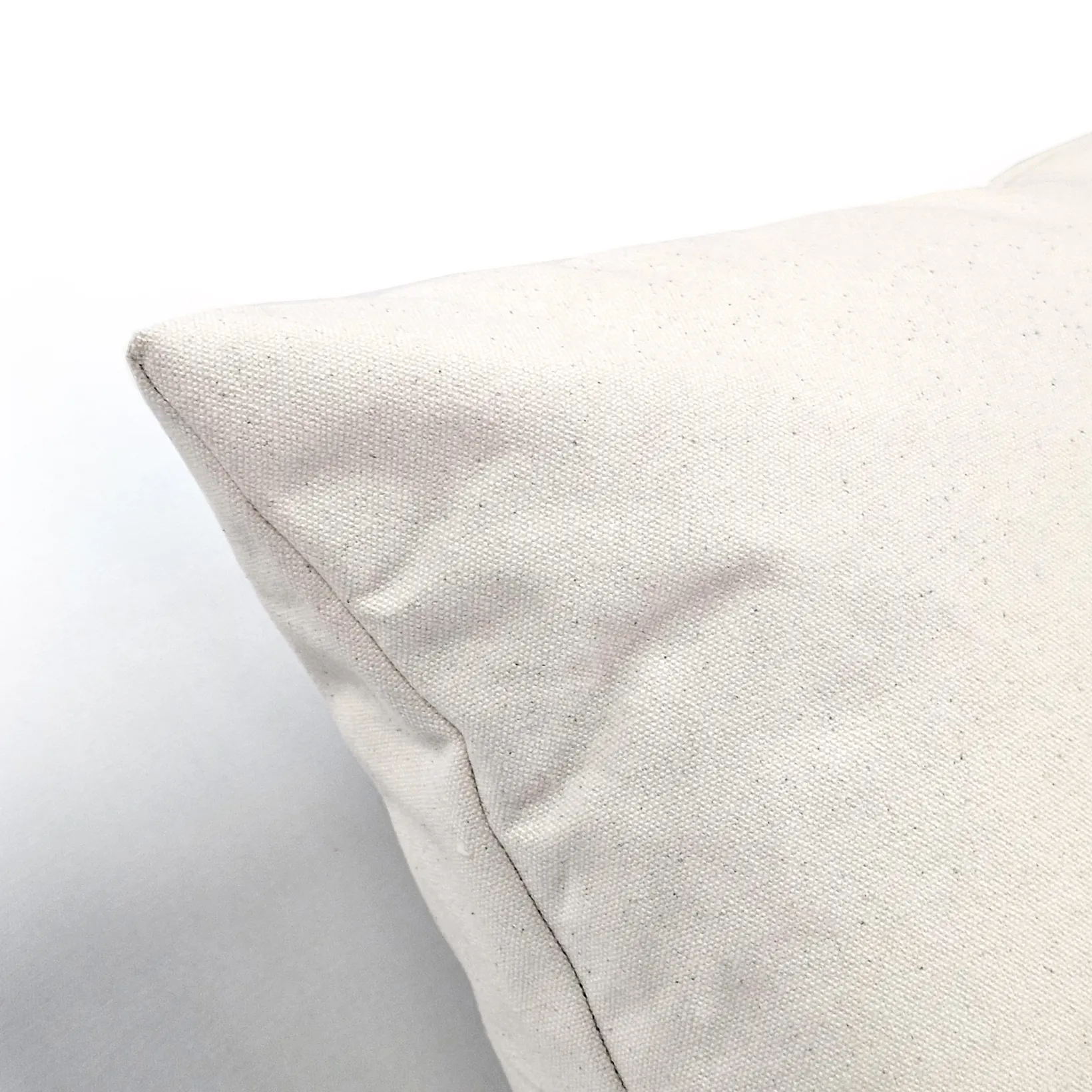 Natural Heavy Cotton Canvas Square Throw Pillow 20x20