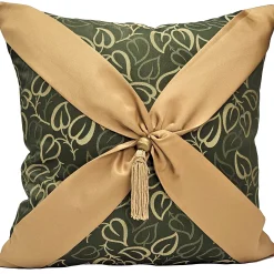 Nature's Gift Gold Leaf Throw 17x17