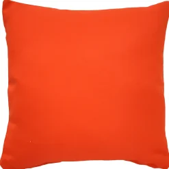 Neon Orange Throw Pillow 16x16