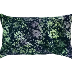 Night Shade Floral Throw Pillow 13x22