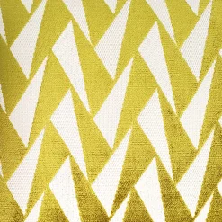 Nouveau Chartreuse Velvet Throw Pillow 19x19