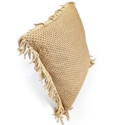 Ottoman Gold Bullion Fringe Trim Throw Pillow 17x17