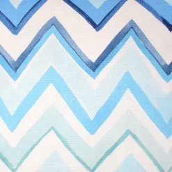 Pacifico Stripes Blue Throw Pillow 20X20