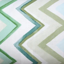 Pacifico Stripes Green Throw Pillow 12X20