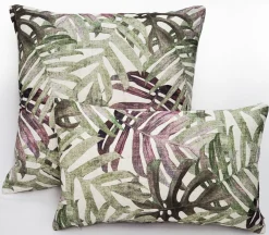 Pattaya Purple Palm Throw Pillow 12x20