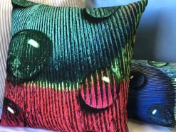 Peacock Splash GYR Throw Pillow 20x20