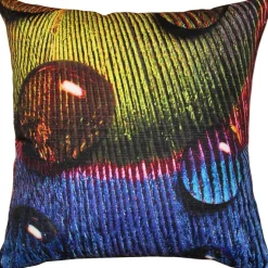 Peacock Splash YPB Throw Pillow 20x20